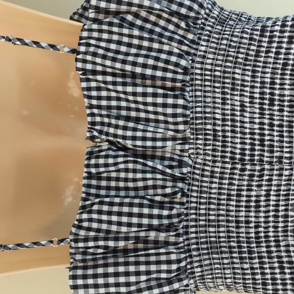 J. Crew Smocked TIe-Front Dress in Gingham - Picture 13 of 16